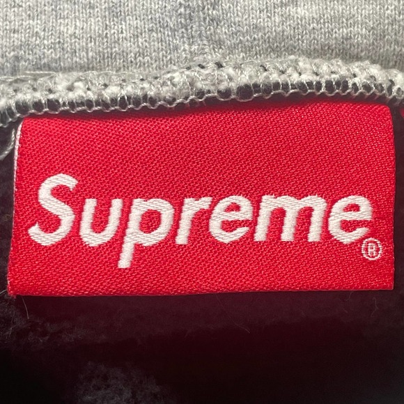 SOLD Supreme SS19 Colorblocked Hooded Sweatshirt Size XL - Picture 4 of 7